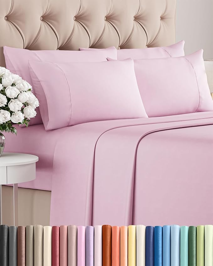 Cooling Bed Sheet Set - Full - 16 in Deep Pocket - 6 Piece