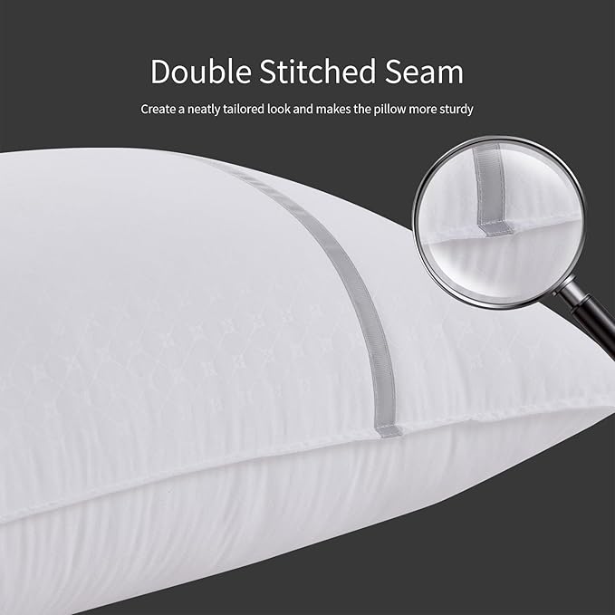 Down Alternative Cooling Bed Pillow - Standard - 20 x 26 in - 2 Piece