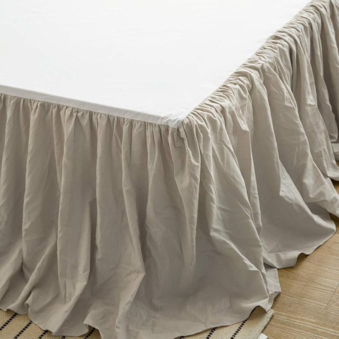 Linen Bed Skirt - King