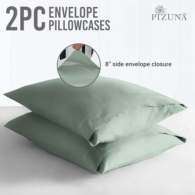 100% Cotton Pillowcase Set - Queen - 2 Piece