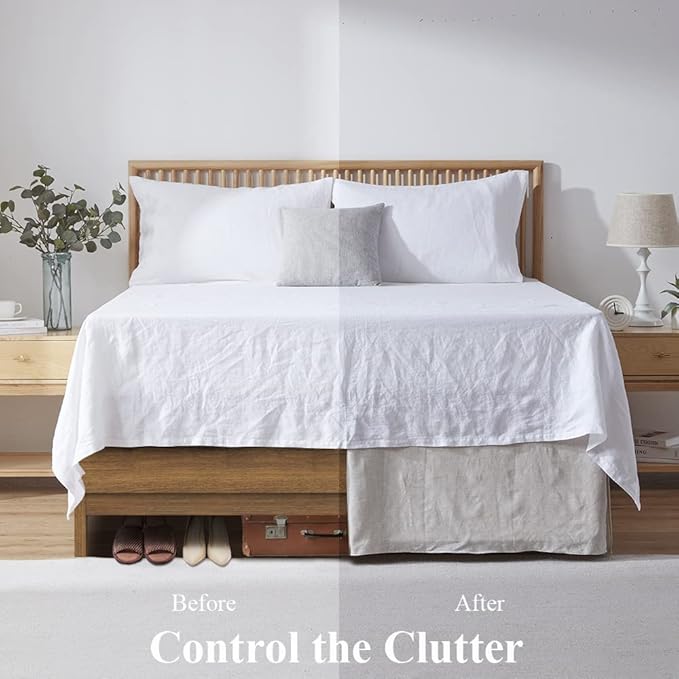Linen Bed Skirt - King