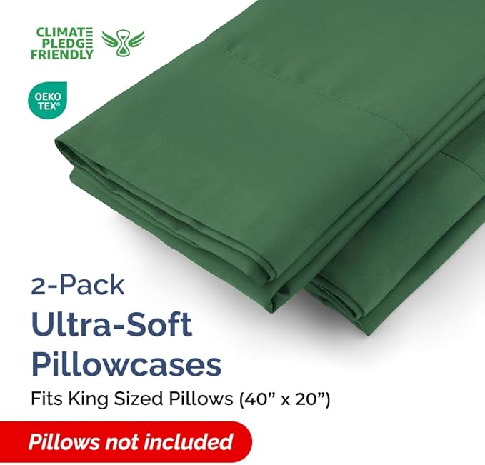 Pillowcase Set - King - 2 Pack - 2 Piece