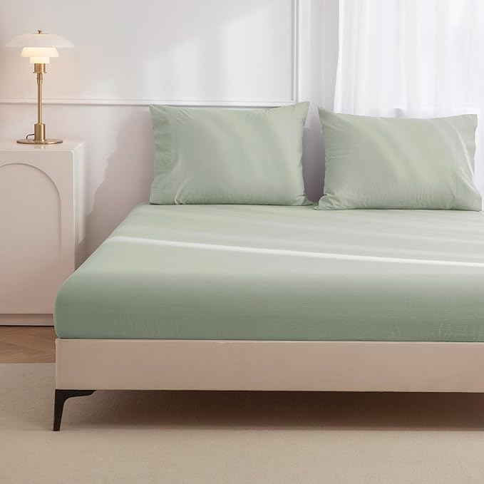 Linen Bed Sheet Set - King - 3 Piece