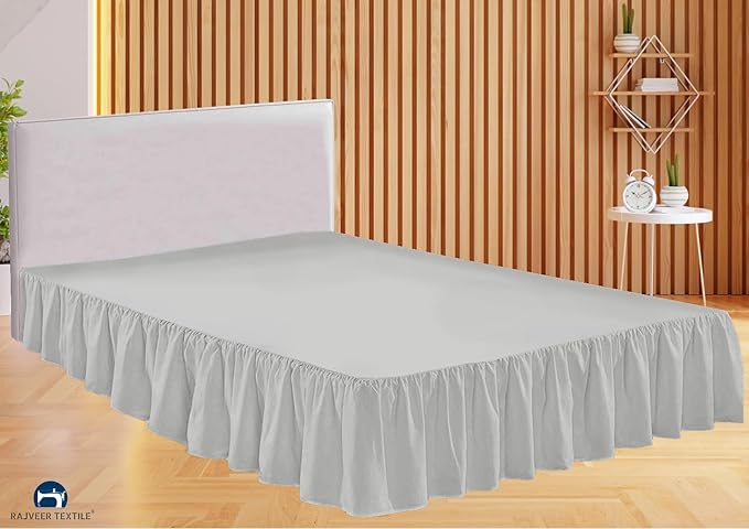 Microfiber Bed Skirt - King - 15 in Drop