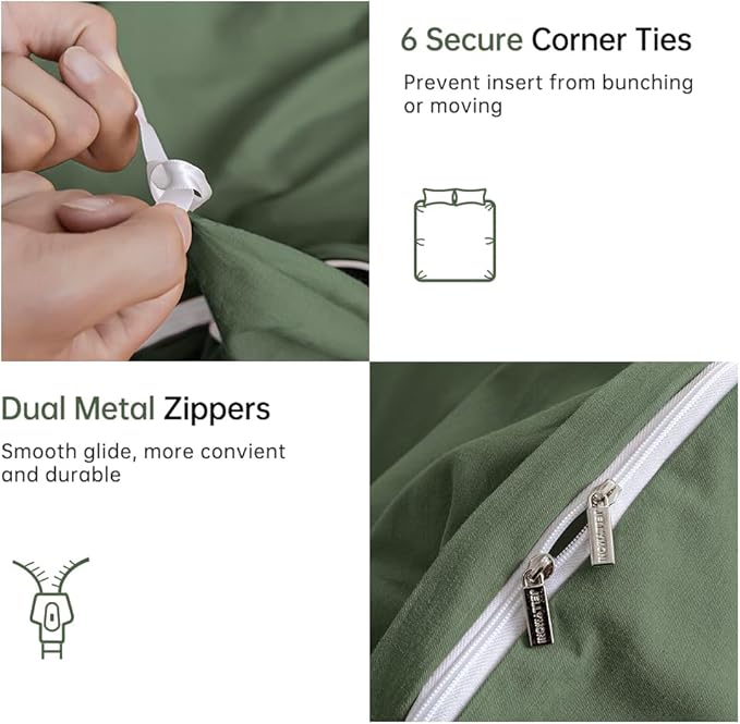 Linen Duvet Cover Set - Twin XL - 2 Piece