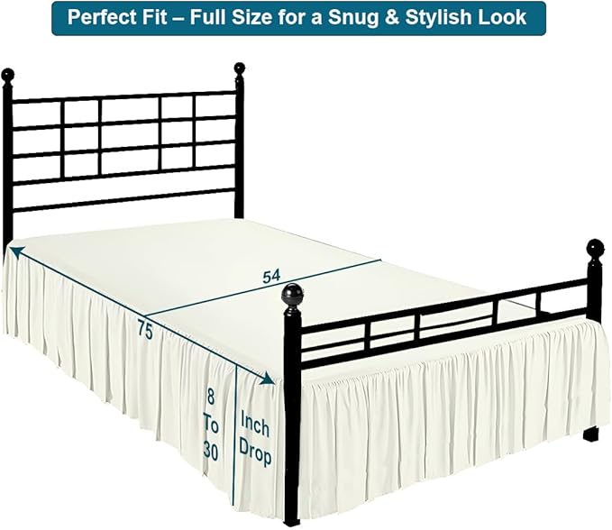 Linen Bed Skirt - Full