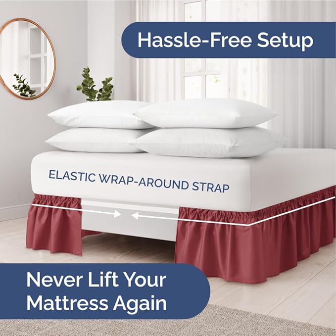 Bed Skirt - King - 18 in Drop