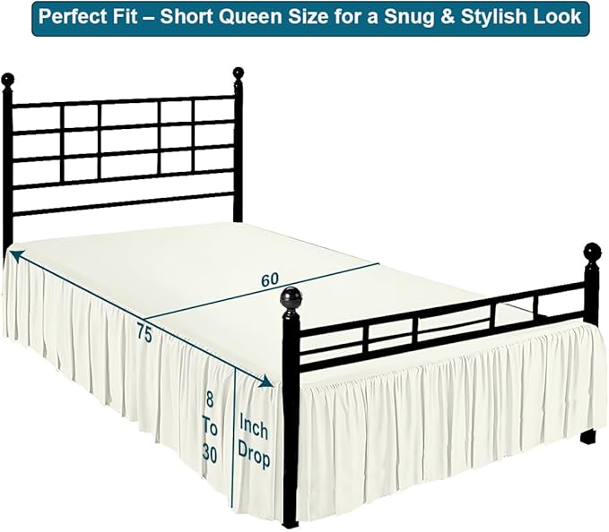 Linen Bed Skirt - Queen