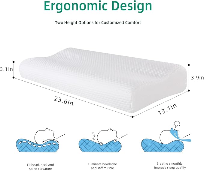 Memory Foam Bed Pillow