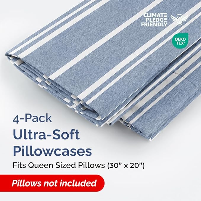Pillowcase Set - Queen - 4 Piece