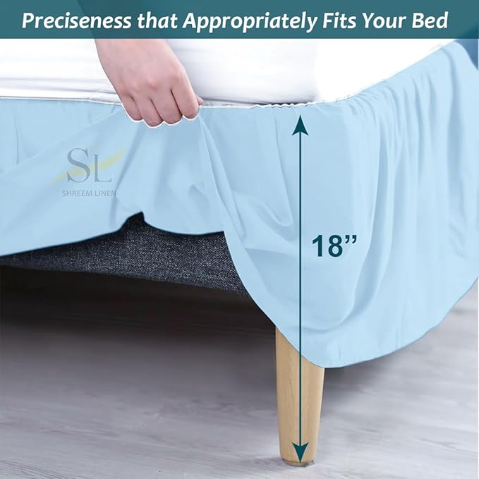 Linen Bed Skirt - Full