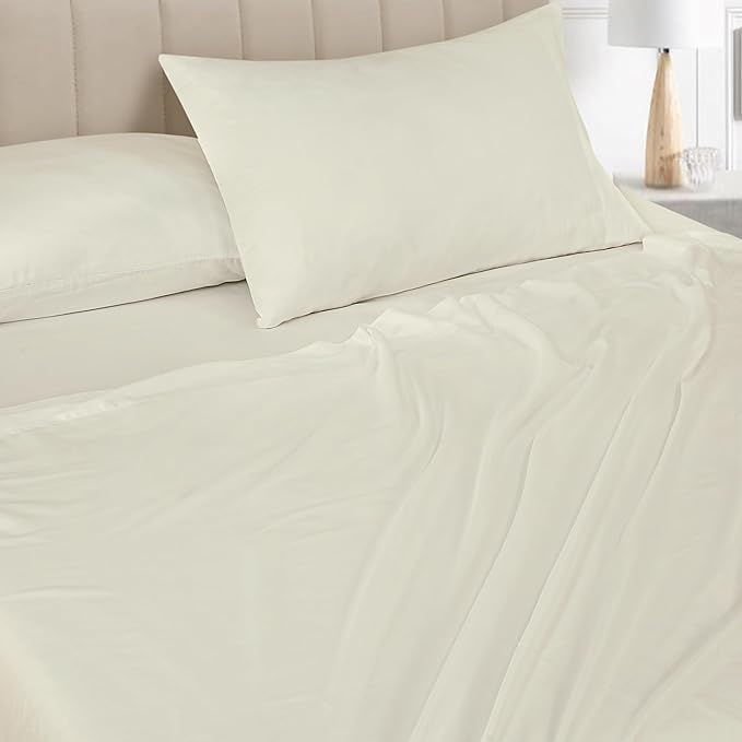 Bamboo Cooling Bed Sheet Set - King - 4 Piece