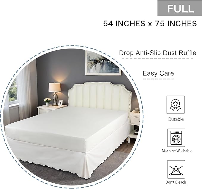 Bed Skirt - Full - 14 in Drop