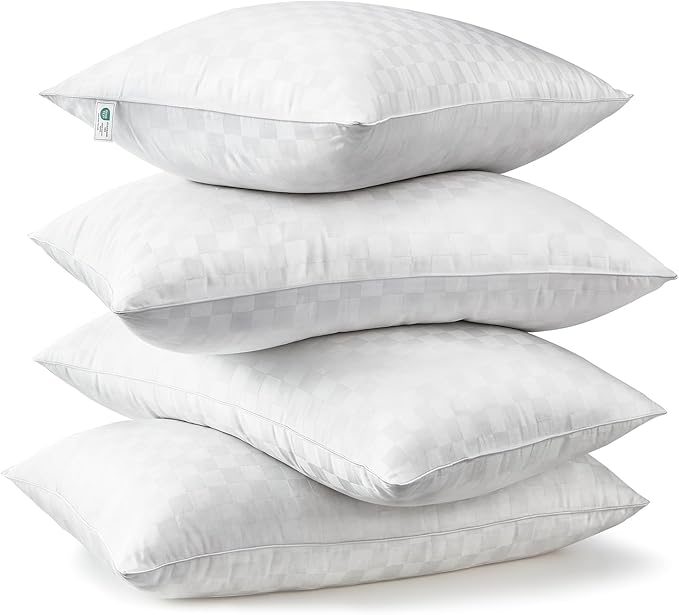Down Alternative Bed Pillow - Standard - 20 x 26 in - 4 Piece
