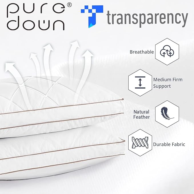 Bed Pillow - Queen - 2 Piece