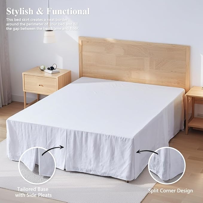 Linen Bed Skirt - Queen