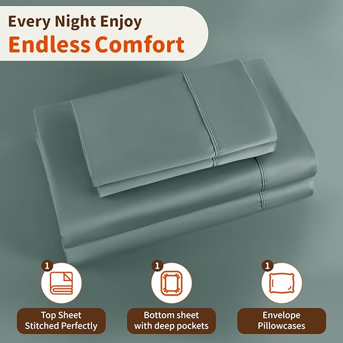 Bed Sheet Set - Twin - 3 Piece