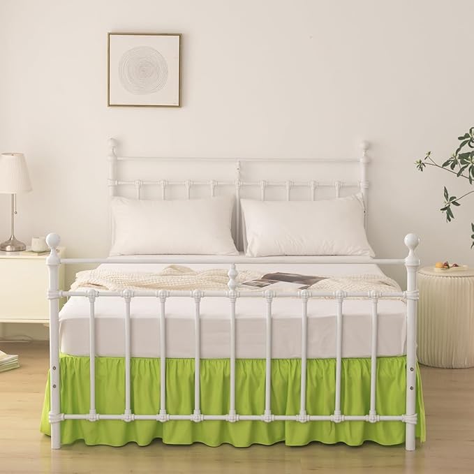 Microfiber Bed Skirt - King - 14 in Drop