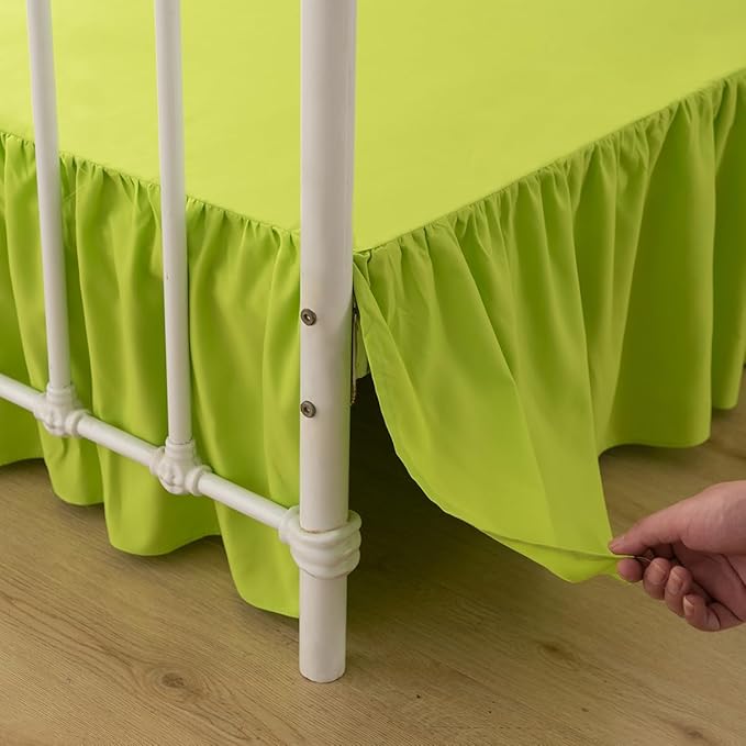 Microfiber Bed Skirt - Queen - 18 in Drop