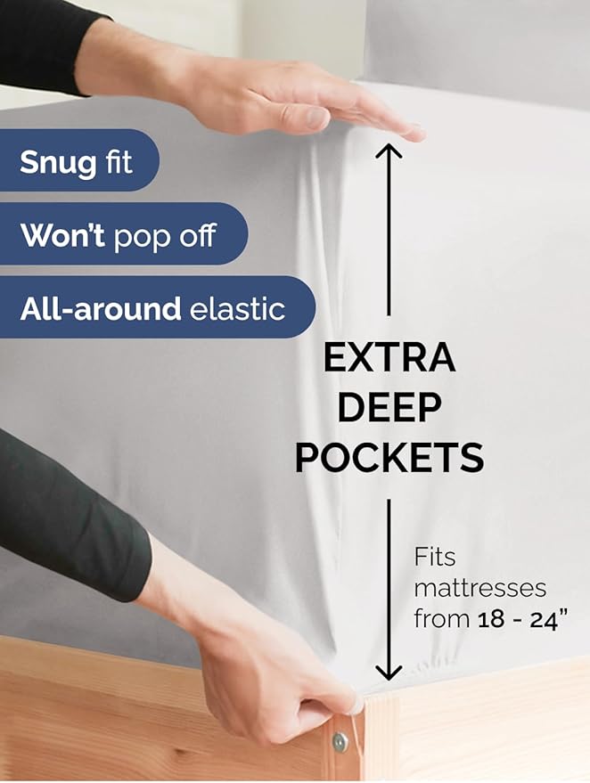 Cooling Bed Sheet Set - Full - 6 Piece