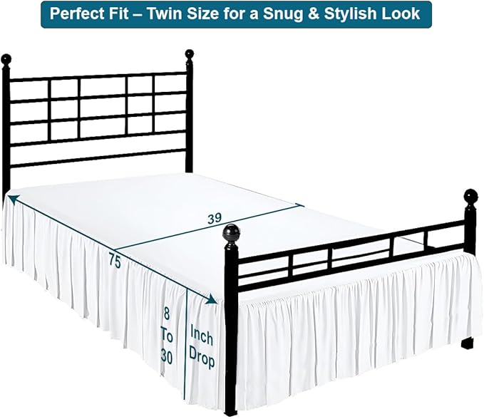 Linen Bed Skirt - Twin