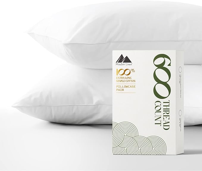 Linen Cooling Pillowcase Set - King - 4 Piece