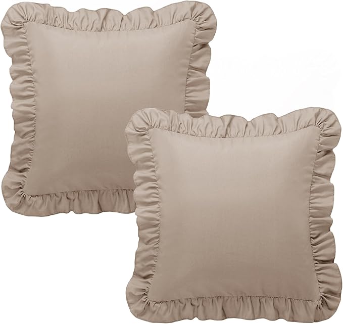 Microfiber Pillowcase Set - 18 x 18 in - 2 Piece