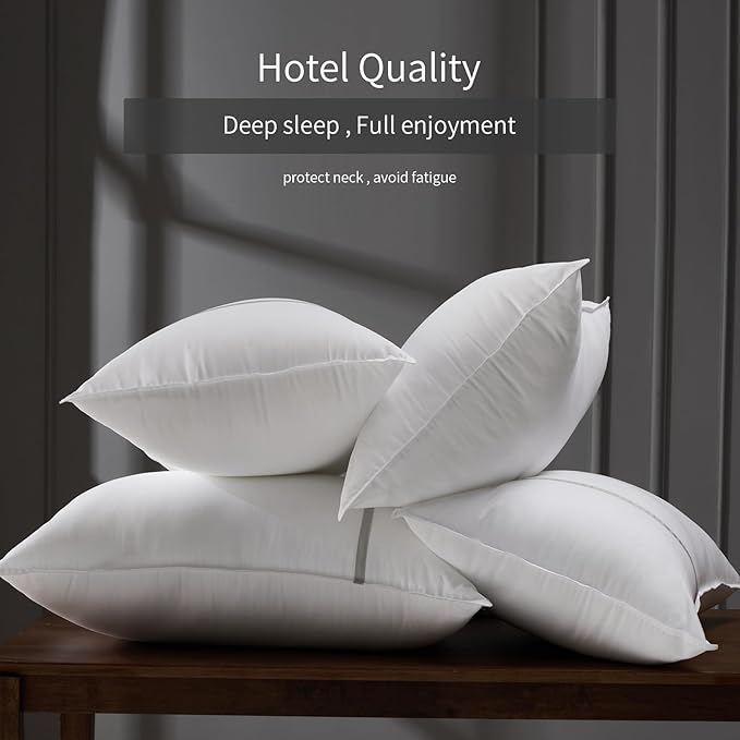 Down Alternative Cooling Bed Pillow - King - 20 x 34 in - 2 Piece