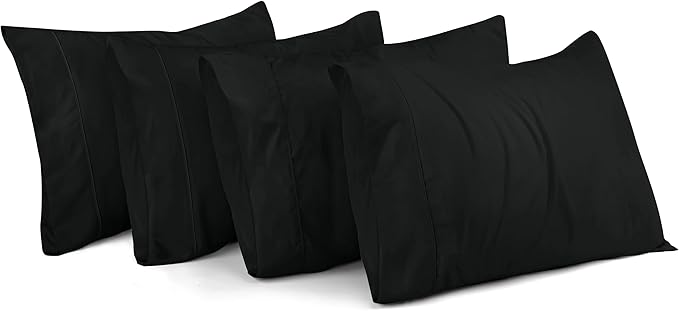 Microfiber Pillowcase Set - King - 20 x 36 in - 4 Pack