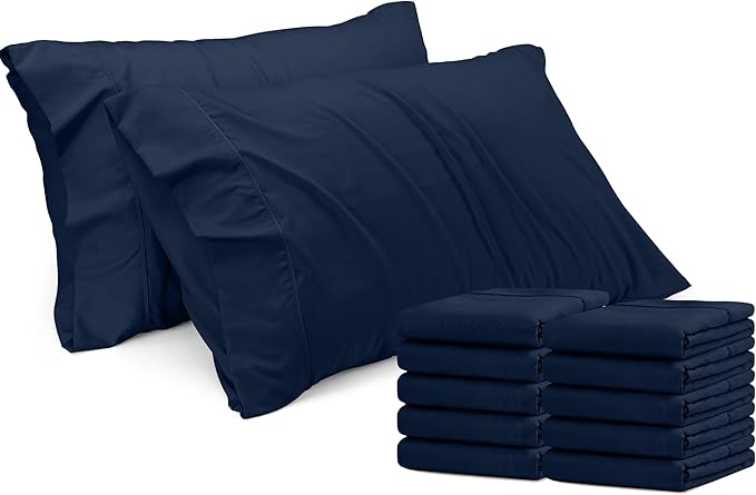 Microfiber Pillowcase - King - 20 x 40 in - 12 Pack