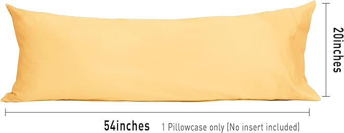 100% Cotton Pillowcase - 21 x 54 in