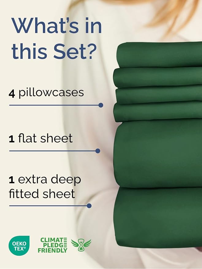 Cooling Bed Sheet Set - Full - 6 Piece
