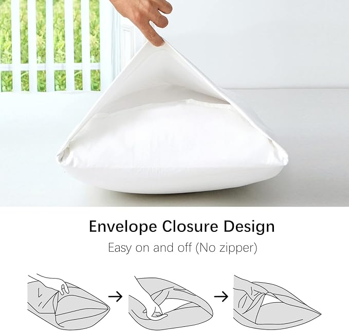 Microfiber Pillowcase Set - King - 20 x 40 in - 2 Piece