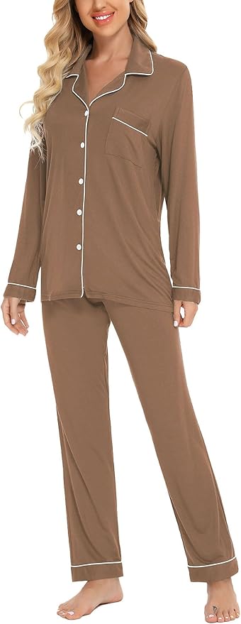 Women's Pants Pajama Set - Long Sleeve - 2 Piece