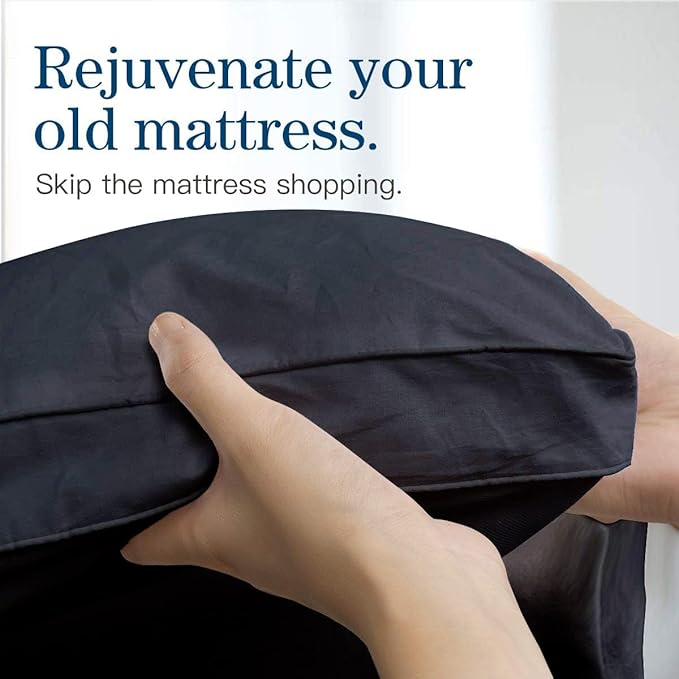 Cooling Mattress Topper - Queen - 21 in Deep Pocket