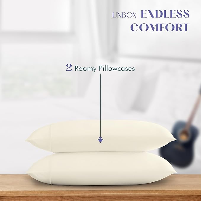 Linen Cooling Pillowcase Set - King - 2 Piece