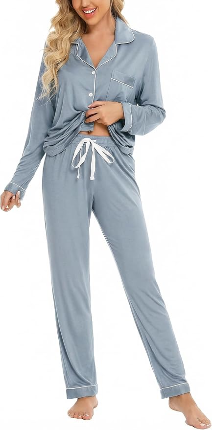 Women's Pants Pajama Set - Long Sleeve - 2 Piece