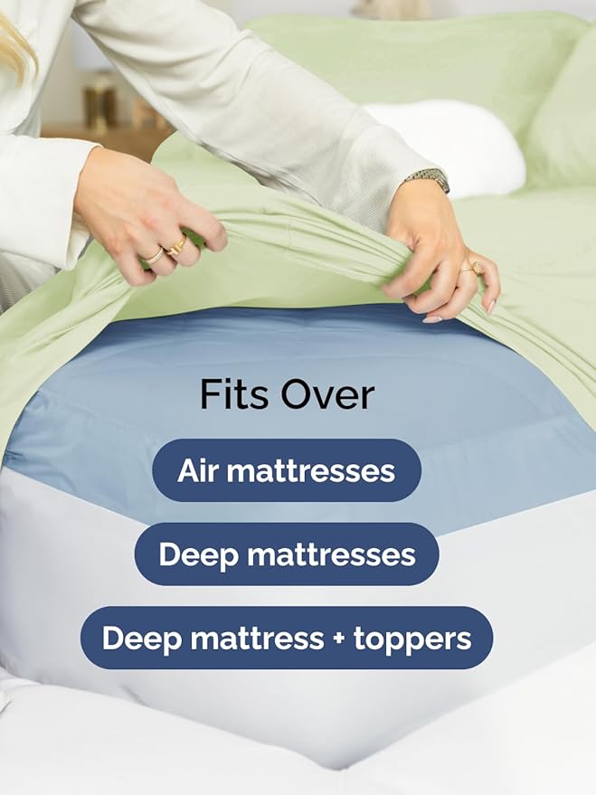 Cooling Bed Sheet Set - King - 6 Piece