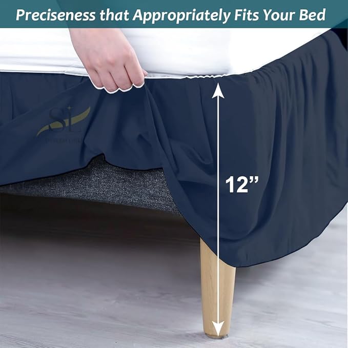 Linen Bed Skirt - Queen