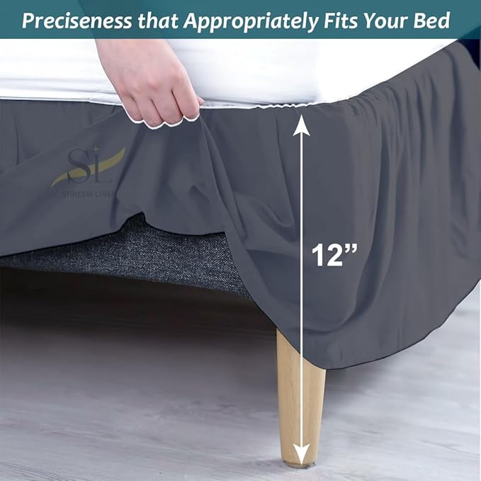 Linen Bed Skirt - Twin