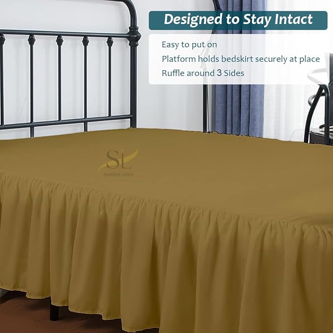Linen Bed Skirt - Queen