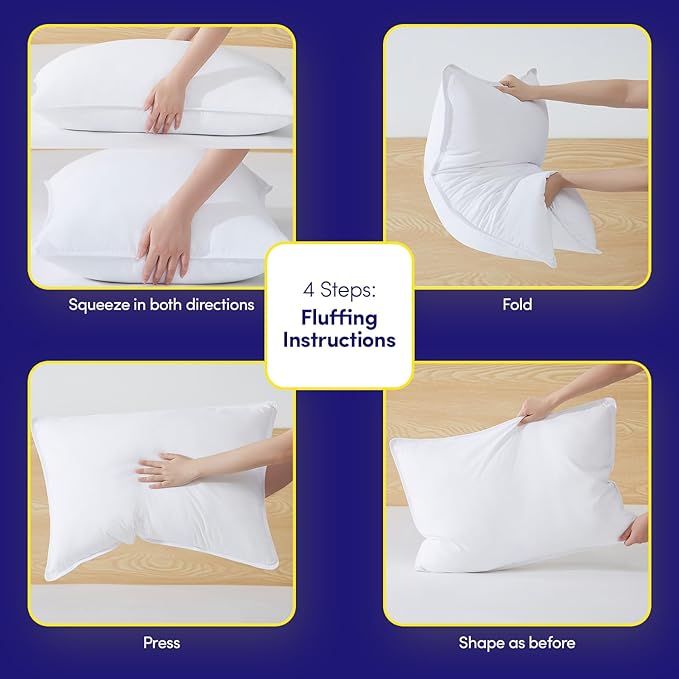 Down Alternative Bed Pillow - King - 2 Pack