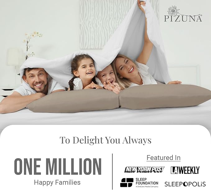 100% Cotton Pillowcase Set - King - 2 Piece