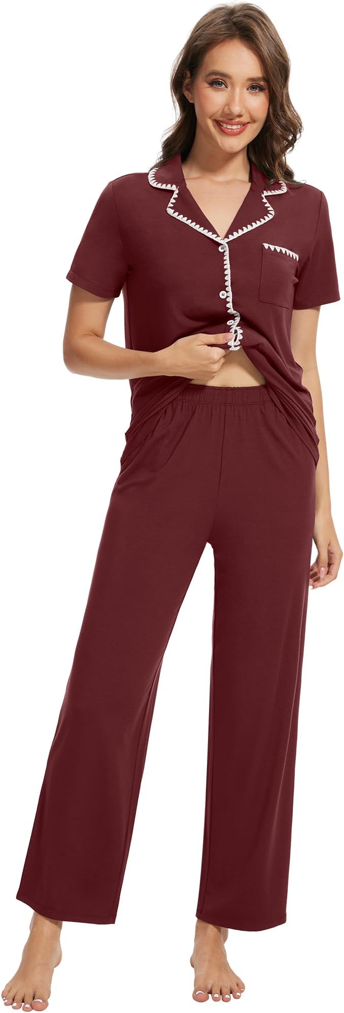 Women's Bamboo Pajama Set - 2 Piece