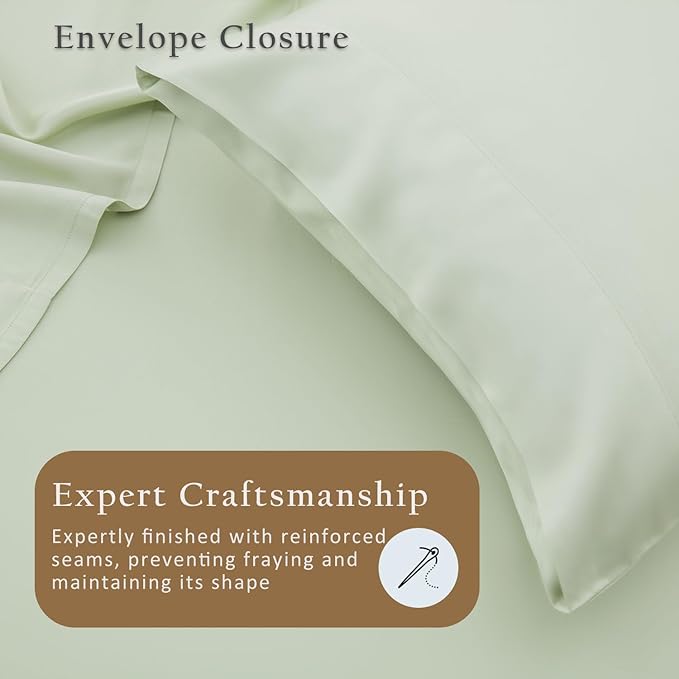 Bamboo Cooling Pillowcase Set - King - 2 Piece