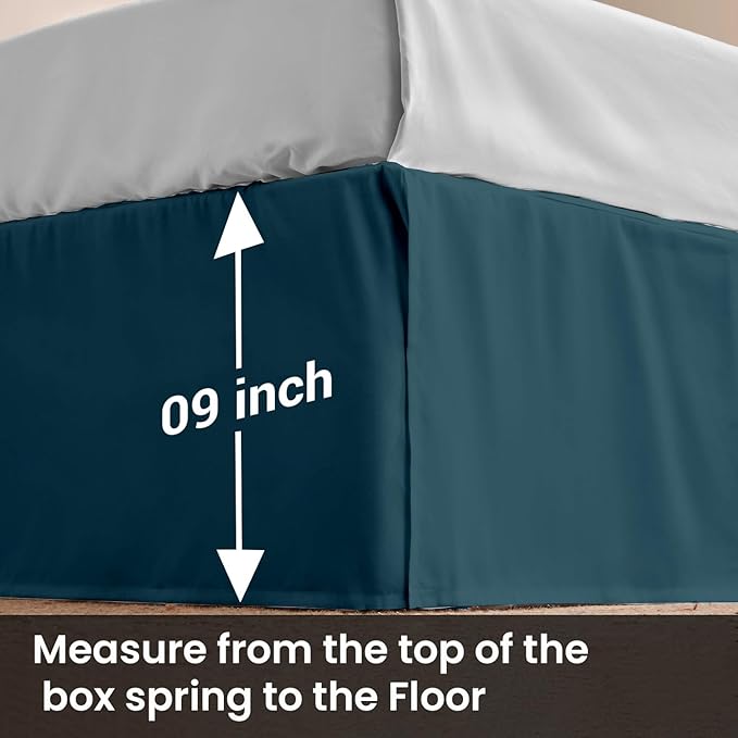 Microfiber Bed Skirt - Full - 9 in Drop