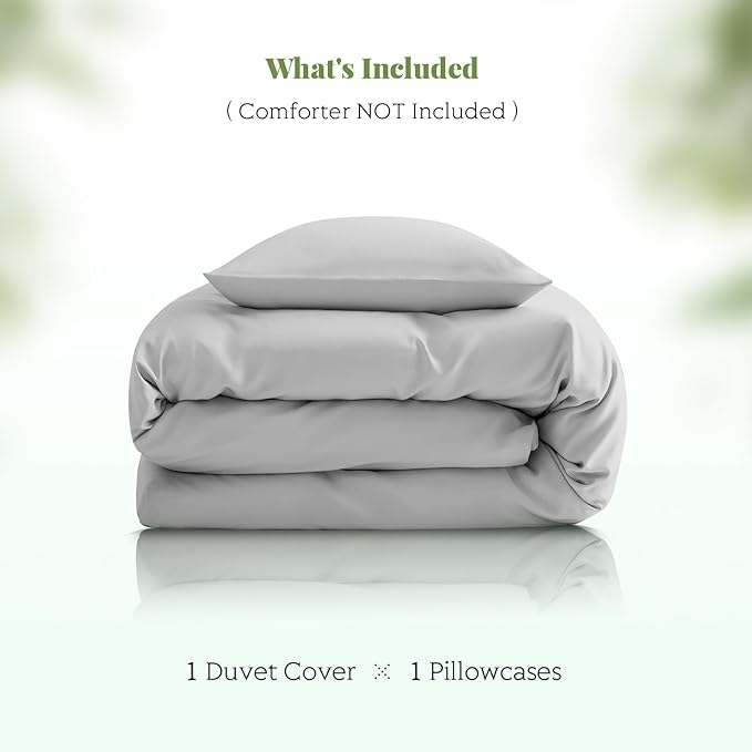 Bamboo Cooling Duvet Cover Set - Twin XL - 2 Piece