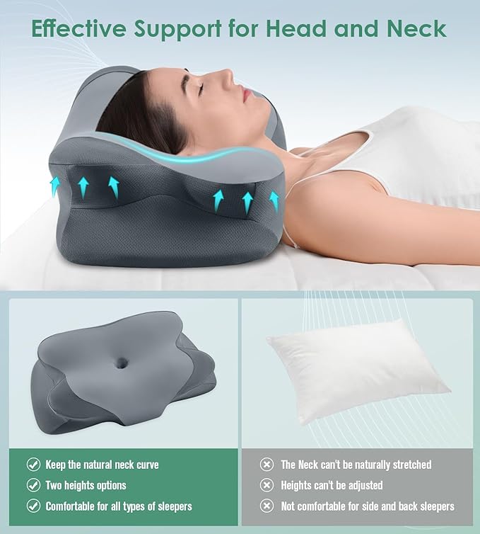 Memory Foam Cooling Bed Pillow
