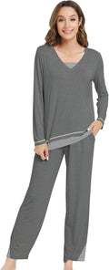 Women's Bamboo Pants Pajama Set - Long Sleeve - 2 Piece