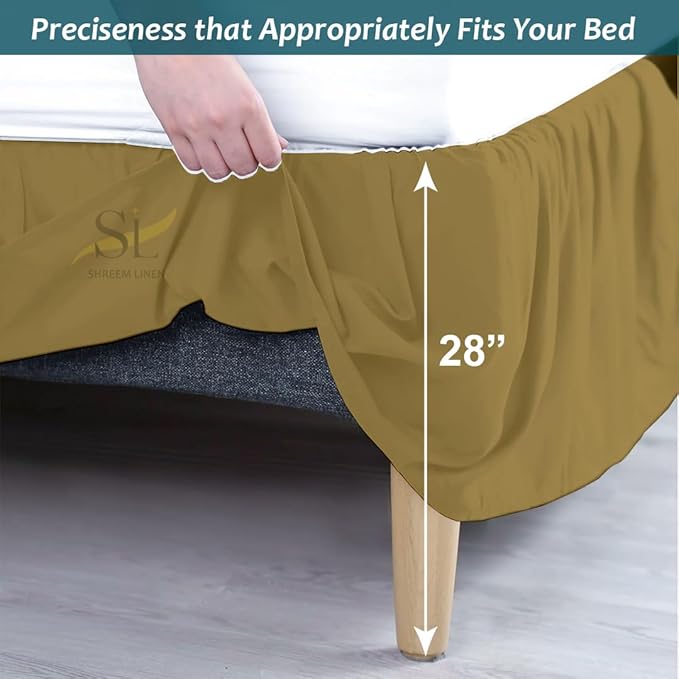 Linen Bed Skirt - Queen